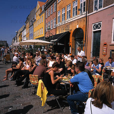 Nyhavn i Köpenhamn, Danmark