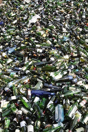 Glass for recycling
