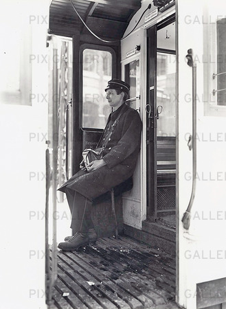 Spårvagnskonduktör, Göteborg 1920-talet