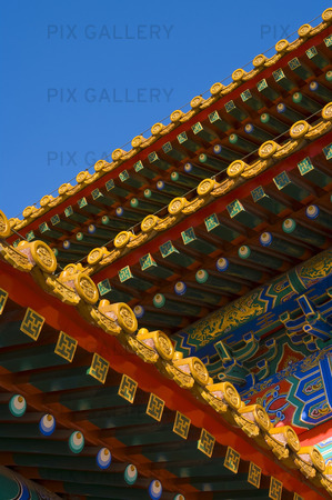 Roof Detail. Forbidden City. 
Beijing. P.R. of China
