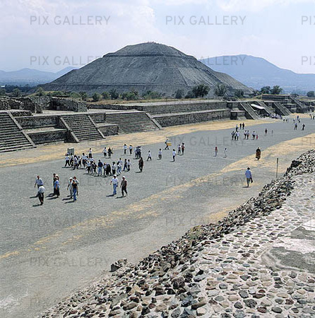 Solpyramiden in Teotihuacán, Mexico