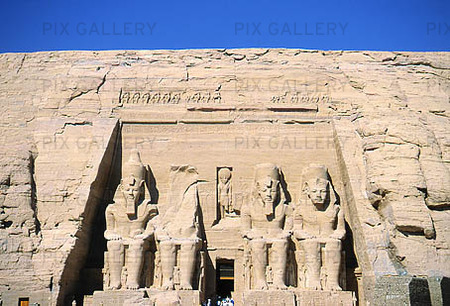 Ramses II's temple at Abu Simbel, Egypt