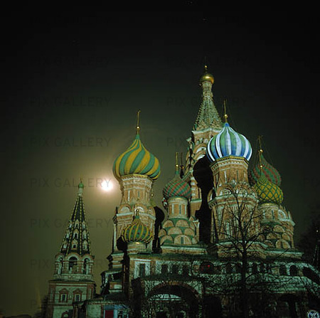St.. Basil Cathedral in Moscow, Russia