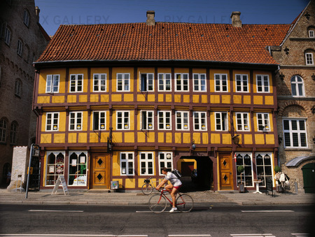Half-timbered house in Denmark