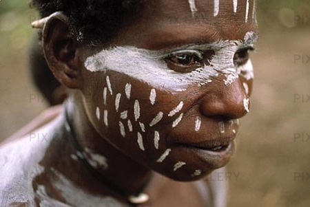 Woman in Papua-New Guinea