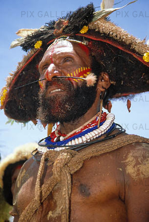 Warriors in Papua-New Guinea