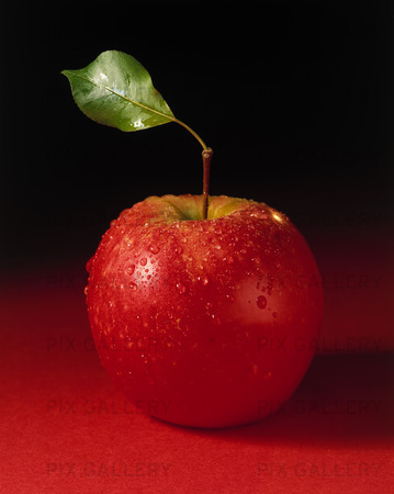 Rött äpple