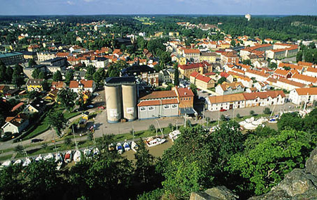 Vy över Söderköping, Östergötland