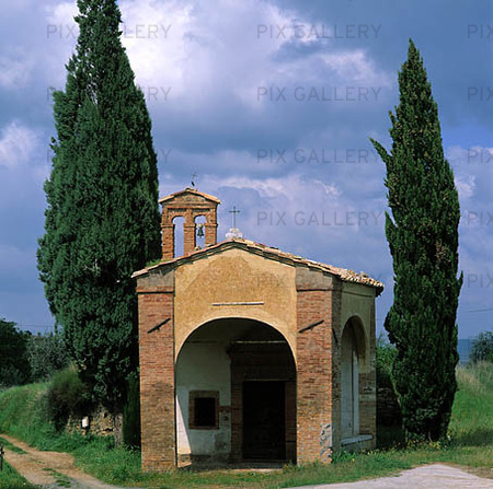 Kapell i Toscana, Italien