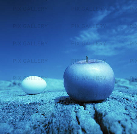 The egg and the apple