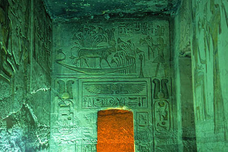 Grave of Ramses II's temple, Egypt