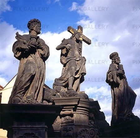 Sculpture Group in Prague, Czech Republic