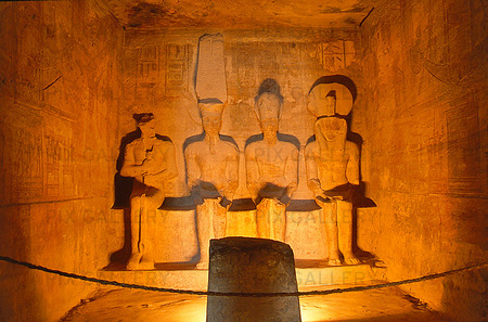 Ramesses II Tempel i Abu Simbel i Aswan, EgyptenRamesses II Tempel i Abu Simbel i Aswan, Egypten
