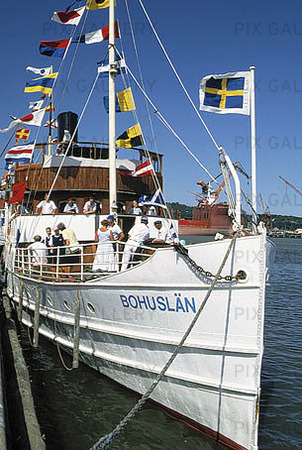 Steamer Bohuslän in Gothenburg port