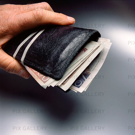 Sedlar i plånbok