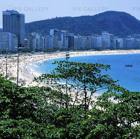 Copacabana in Rio de Janeiro, Brazil