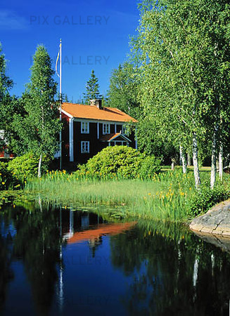 Red cottage in Småland