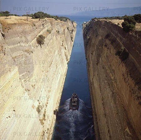 Korintkanalen, Grekland