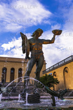 Statyn Posidon på Götaplatsen, Göteborg