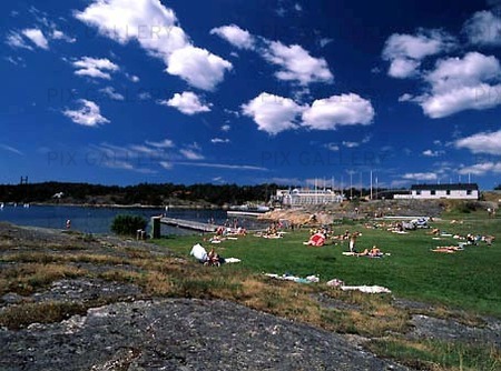 Badplats i Stenungsund, Bohuslän