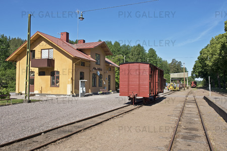 Järnvägsstation, Verkebäck, Småland