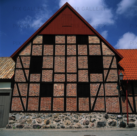 Korsvirkeshus i Ystad, Skåne