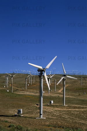 Vindkraftverk i Kalifornien, USA