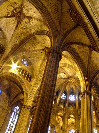 Catedral de Barcelona. Spanien
