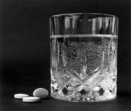 Tabletter vid glas