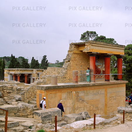 Knossos på Kreta, Grekland