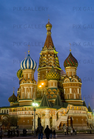 St. Basil's Cathedral.
The Red Square. Moscow.
Russian Federation
