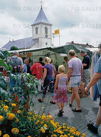 Marknad i Kungsbacka, Halland
