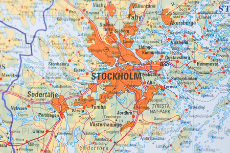 Stockholm på karta