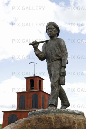 Staty Gruvarbetaren vid Falu gruva, Dalarna