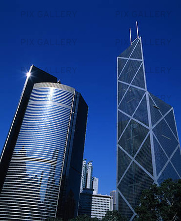 Bank Building in Hong Kong, China