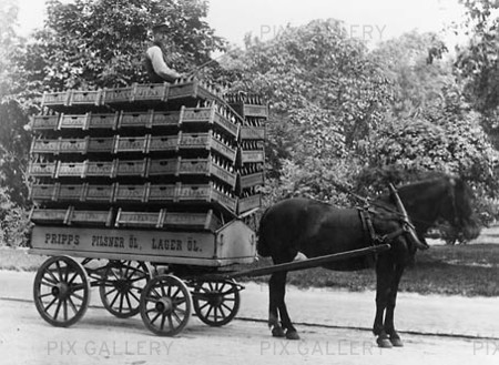 Transport av Pripps öl, 1900-talet