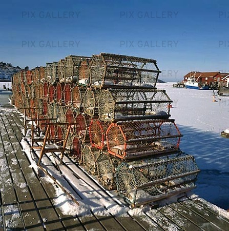 Fiskeredskap på vintern, Bohuslän