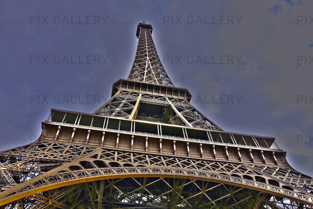 Eiffeltornet, Tour Eiffel, Paris, Frankrike