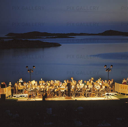Utomhuskonsert vid Tjolöholm, Halland