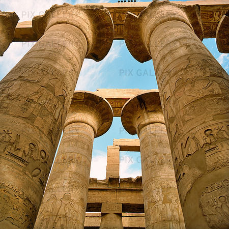 Karnaktemplet in Luxor, Egypt