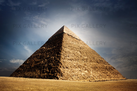 Giza pyramiderna vid Kairo, Egypten