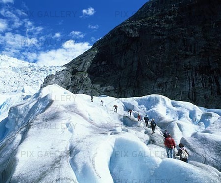 Glaciärvandring, Norge