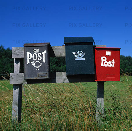 Postlådor