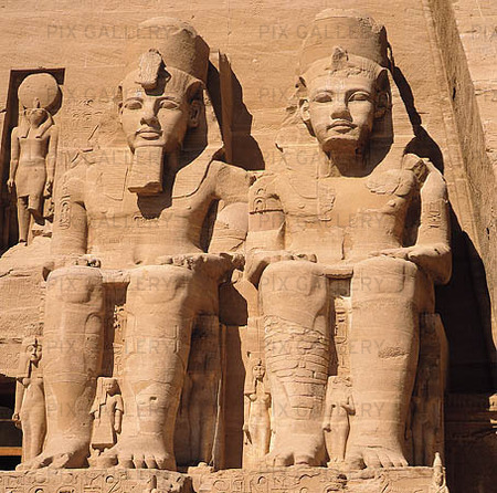 Ramses II's temple at Abu Simbel, Egypt