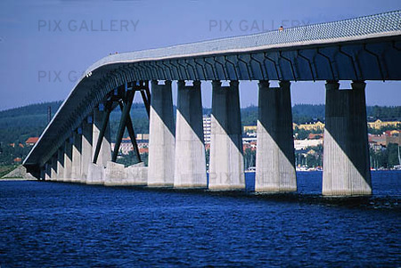 Vallsundsbron vid Östersund, Jämtland