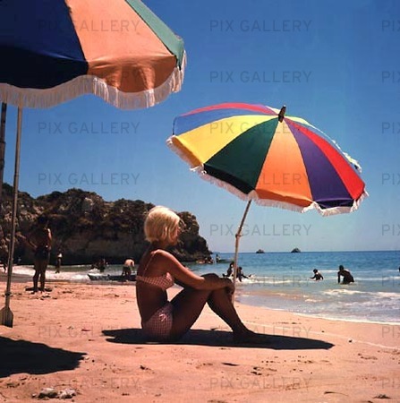 Woman on the beach, 60-century