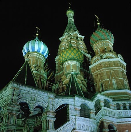 St. Basil Cathedral in Moscow, Russia