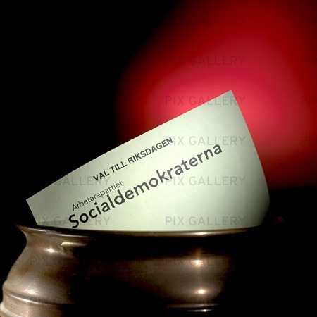 Valsedel, Socialdemokraterna