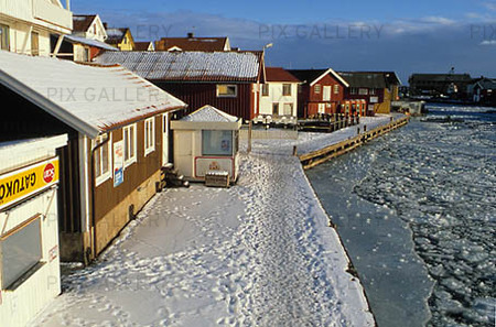 Vinter vid Smögen, Bohuslän