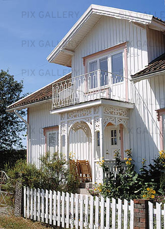 Villa med balkong